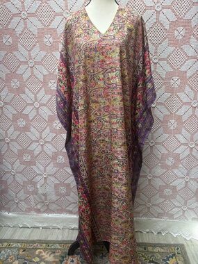 Bellamaya Paisley Caftan Dress | Boho Lounge